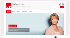 Desktop Screenshot of barbara-loth.de